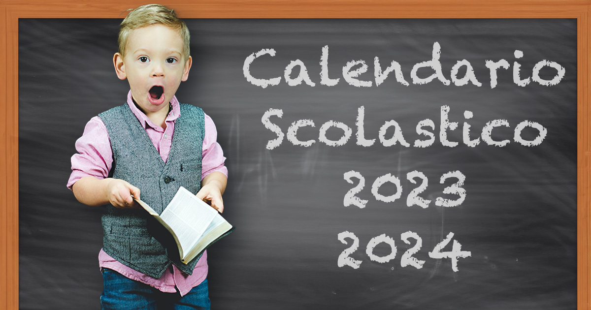 Calendario scolastico 2023-2024