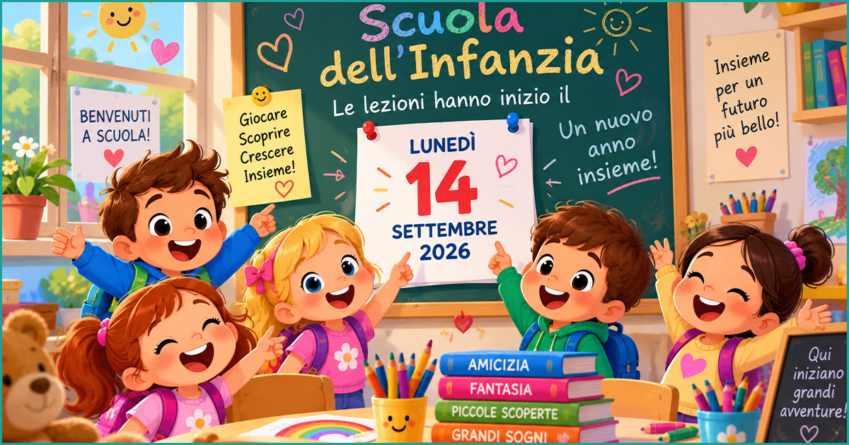 Calendario scolastico 2026/27